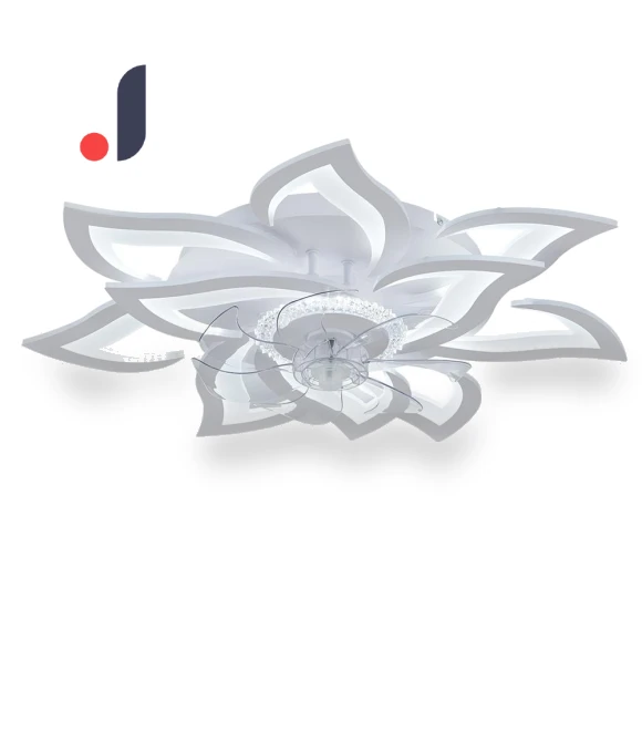 Modern Chandelier Fan with Smart Light — Ceiling Fans, Seahorse Home