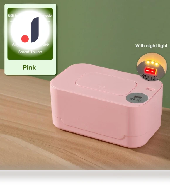 Smart Baby Wipe Warmer With Display Screen — Bathroom Safety Essentials, Stone Home