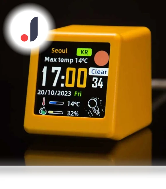 Smart WiFi Weather Station Clock — Clocks, Wrigleys