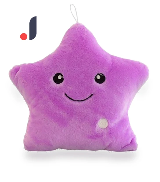 Twinkle Star Pillow — Night Lights, Practical Household