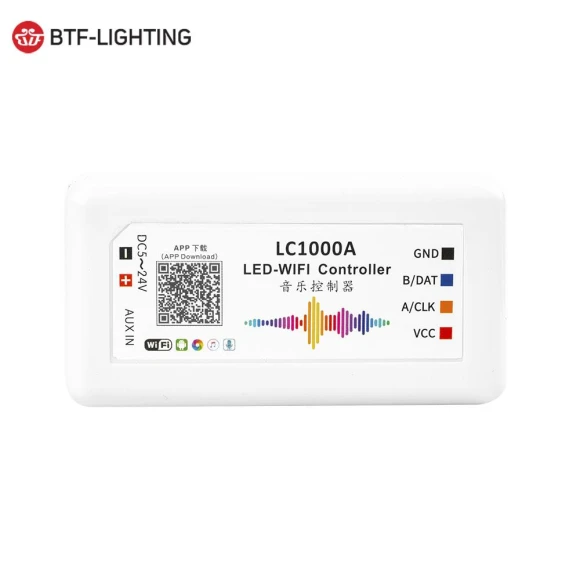 Wi-Fi Music Controller with Microphone for Digital Pixel Panel Screen Light Strip — LED Strips, AE Selection
