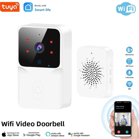 WiFi Video Doorbell — Smart Home Security, Tuya