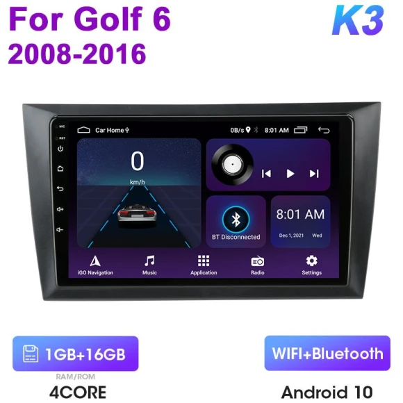 2 Din Android 12 Car Radio — Stereo Receivers, Auto Accessories Home
