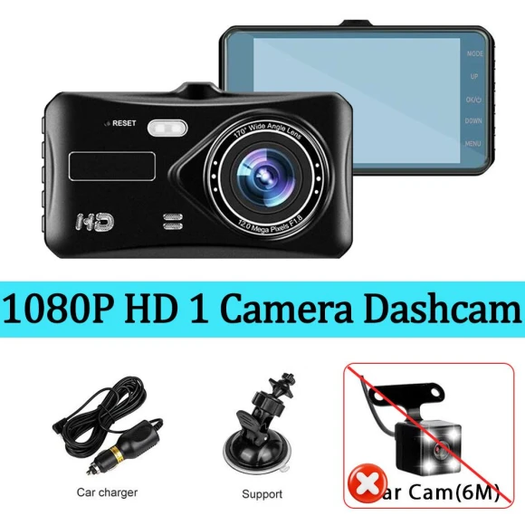 4-inch Touch Screen Car Dash Cam — Dashboard Cameras, Auto Accessories Home