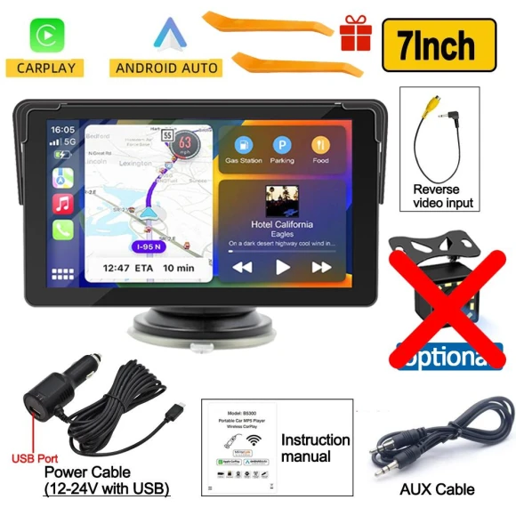7-inch Car Radio Receiver — Stereo Receivers, Auto Accessories Home