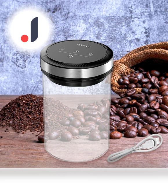 Automatic Vacuum Coffee Container — Coffee Pod Holders, Topmartbuy