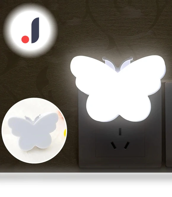 Night Butterfly Wall Light — Night Lights, Plus-size underwear Home
