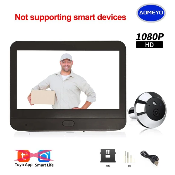 Smart 1080P WiFi Door Camera — Smart Home Security, JOHO - CarGear