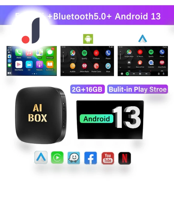 Smart CarPlay AI Box — Stereo Receivers, Auto Launcher