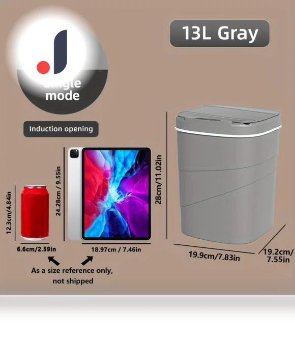 Smart Touchless Trash Bin — Kitchen Cans, World Auto Parts