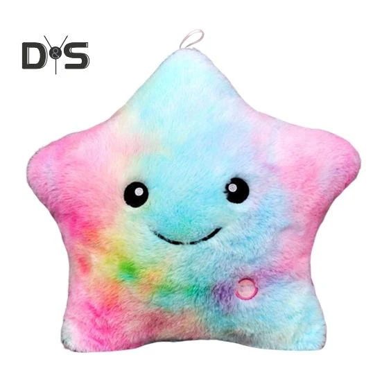 Soft LED Star Pillow — Night Lights, HOW-E