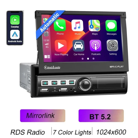 7-inch Touchscreen Car Radio Receiver — Stereo Receivers, ToyousoniC