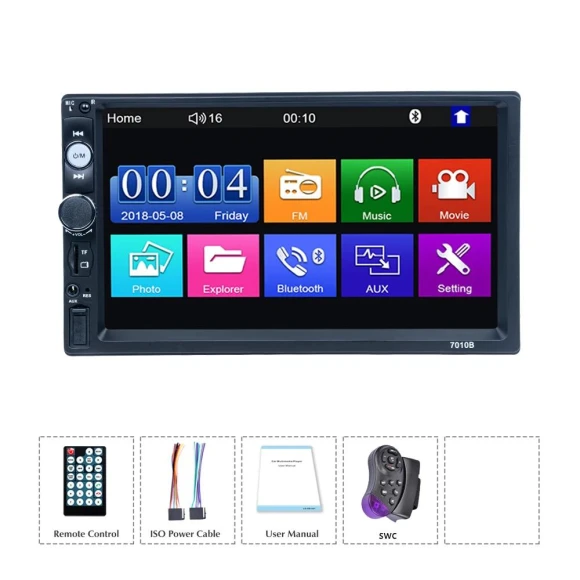 7-inch Touchscreen Car Stereo — Stereo Receivers, ToyousoniC