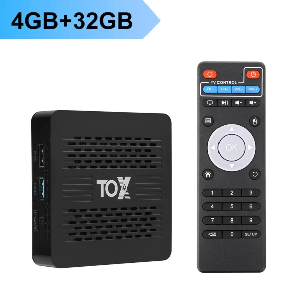 Android 13 Smart TV Box — Streaming Devices, Blackin