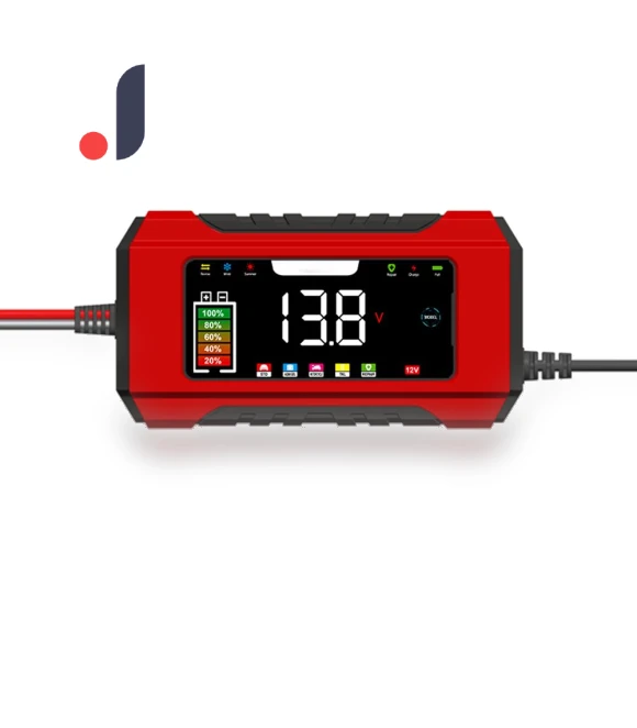 Fully Automatic Car Battery Charger Pulse Repair LCD Battery Charger — Chargers, Build My Home