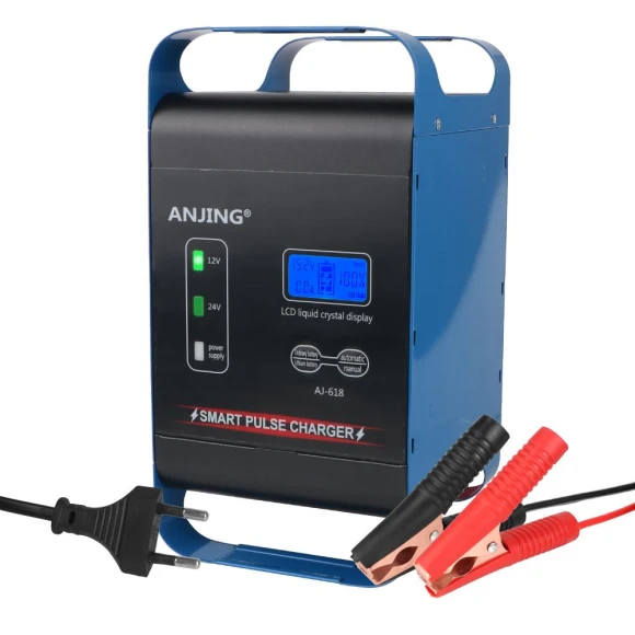 LED Display Smart Multifunctional Battery Charger — Chargers, Rustic Elegance House