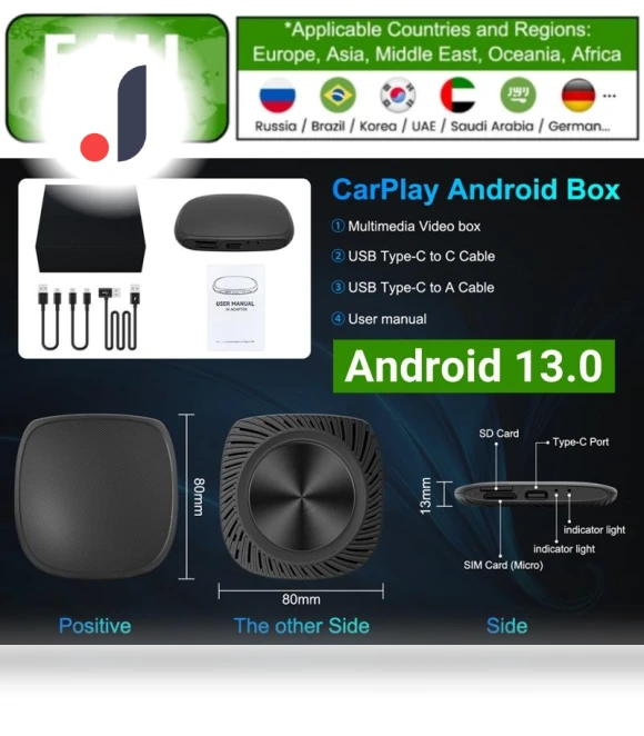 Smart CarPlay Ai Box — Stereo Receivers, Auto Accessories Home