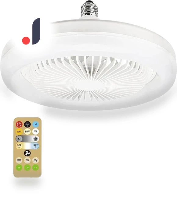 Smart Ceiling Fan 3-in-1 with Remote Control — Ceiling Fans, JOHO - CarGear