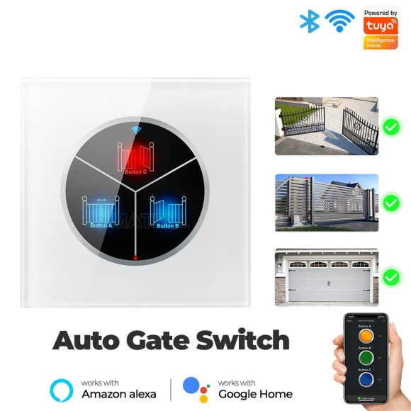 Smart Switch Glass Touch Panel — Smart Home Hubs & Controllers, Super Dream Home