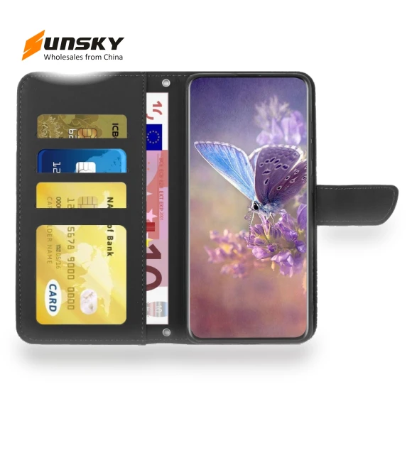 Skin Feel Butterfly Embossed Flip Leather Phone Case — Basic Cases, Honor