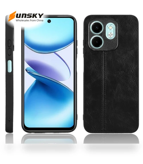 Cow Pattern Sewing Back Cover Phone Case for Infinix Hot 50i / Smart 9 — Protective Cases, Infinix