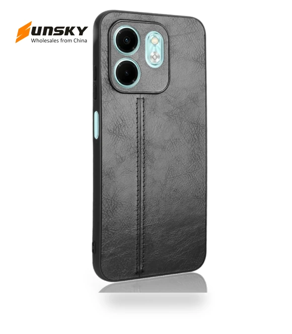 Cow Pattern Sewing Back Cover Phone Case for Infinix Hot 50i / Smart 9 — Protective Cases, Infinix