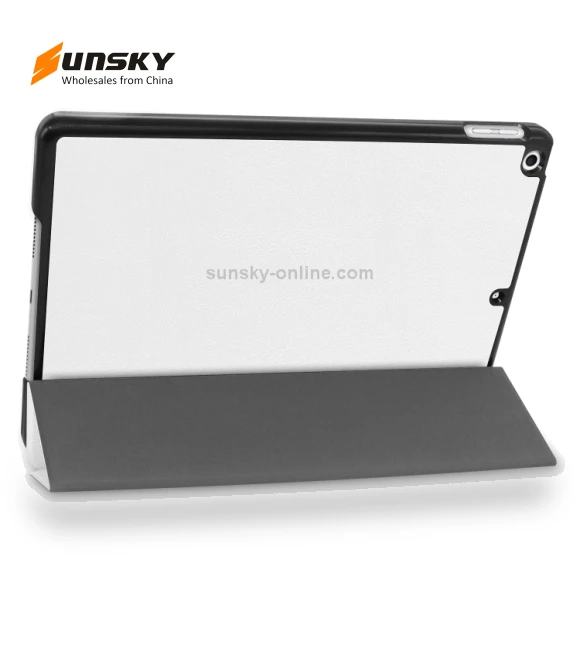 Custer Texture Horizontal Flip Smart PU Leather Case for iPad 10.2 — Keyboard Cases