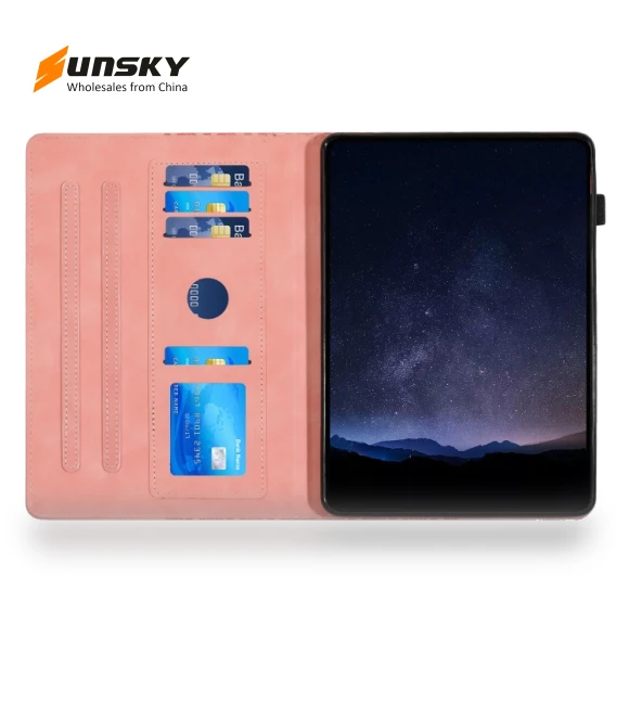 Building Blocks Embossed Leather Smart Tablet Case for iPad 10th Gen 10.9 2022 — Keyboard Cases
