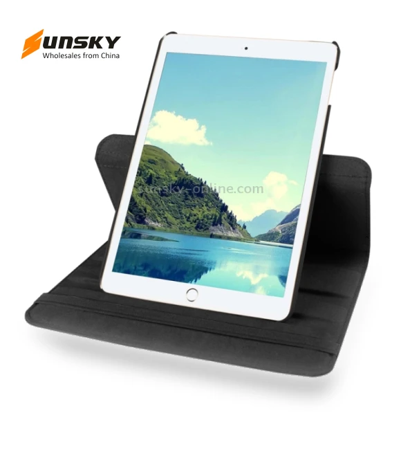 360 Degree Rotating Smart Leather Case with Holder for iPad mini 4 / mini 5 — Protective Cases, Litchi Texture