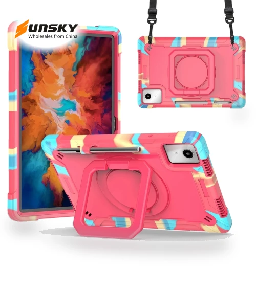 Handle Robot Silicone Hybrid PC Tablet Case for Lenovo Tab M11/Xiaoxin Pad 11 2024 — Keyboard Cases, Lenovo