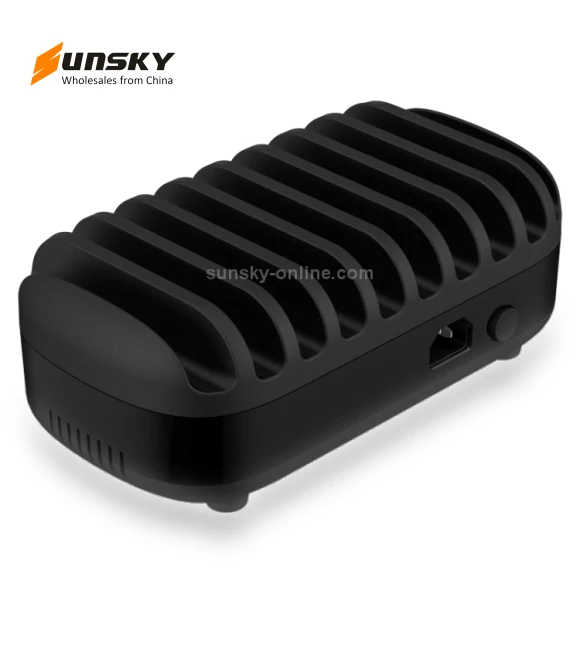 120W 10 USB Ports Smart Charging Station with Phone & Tablet Stand — Chargers, ORICO