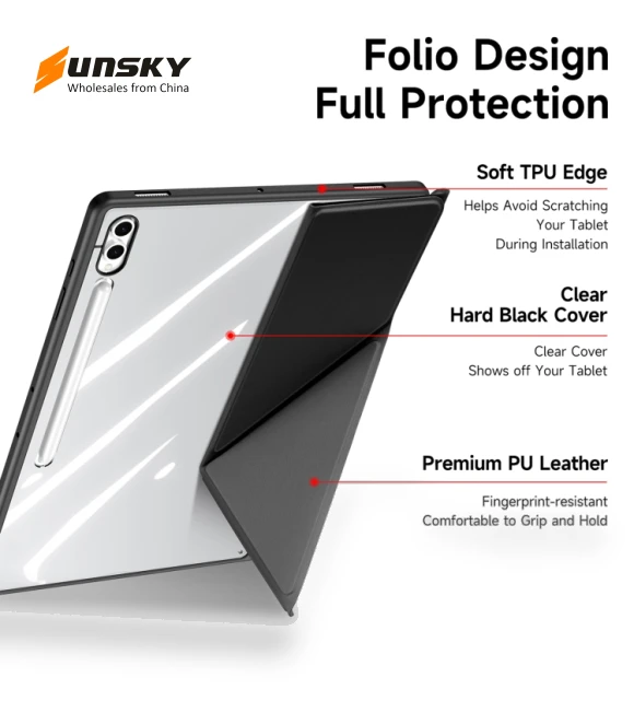 Magi Series Smart Leather Tablet Case for Samsung Galaxy Tab S10 Ultra — Cases, DUX DUCIS
