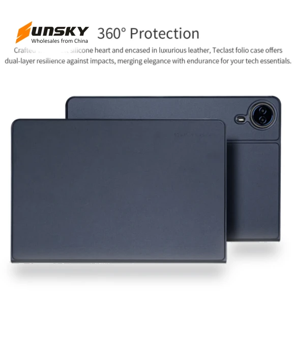 Anti-slip Texture Smart Tablet Leather Folio Case — Keyboard Cases, Teclast