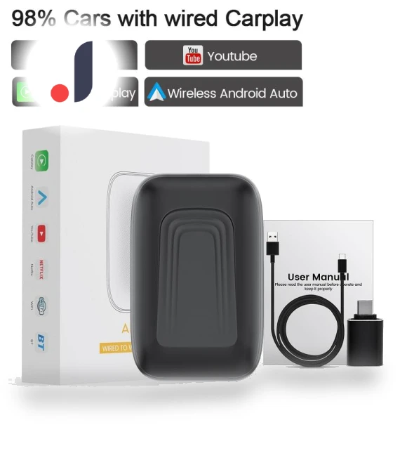Android Auto & CarPlay Box — Stereo Receivers, Timeless Home