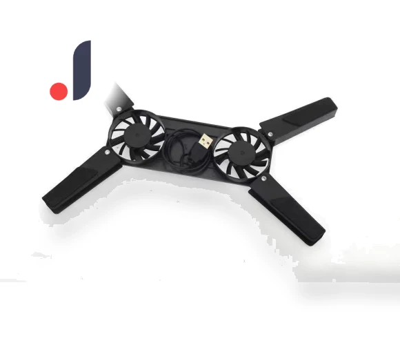 Dual Fan Mini Laptop Cooling Stand — Cooling Pads & Fans, AI Supermarket