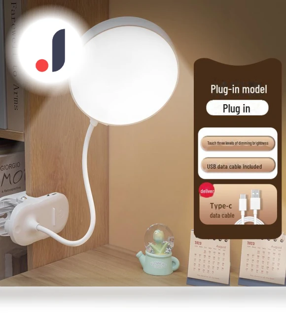 Eye-Care Clip-On LED Desk Lamp — Study & Desk Lighting, AI Supermarket