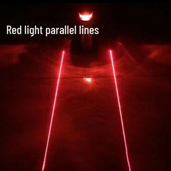 LED Laser Rear Light for Mountain Bikes — Bike Headlights, AI Supermarket