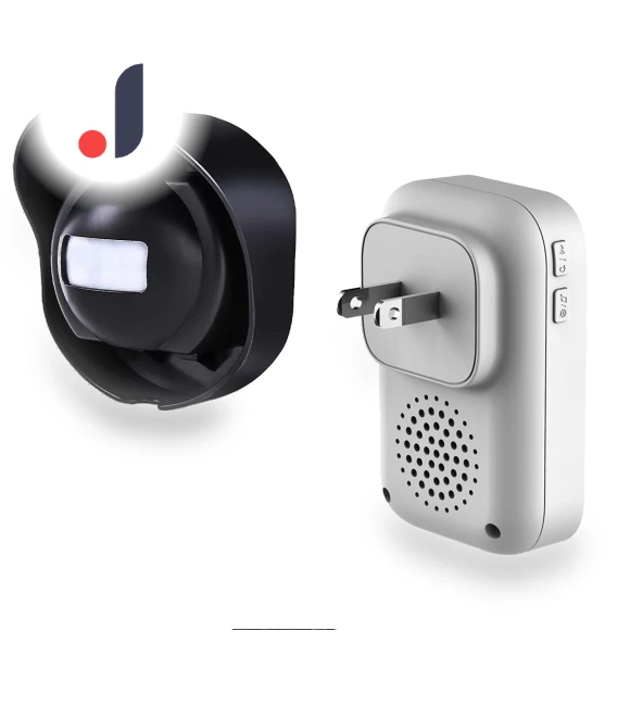Waterproof Wireless Induction Doorbell with Human Presence Infrared Sensor — Smart Home Security, AI Supermarket