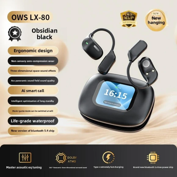 Bluetooth Earbuds with Touch Translation and Screen — Wearable Accessories, Admisitr