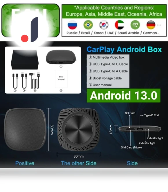 CarPlay Smart Video TV Box — Stereo Receivers, Happy Home Mall
