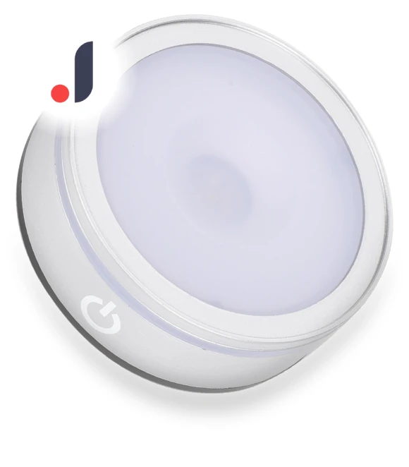 Crystal LED Light with Silver Spherical Touch Control — Overhead Lighting, GoolRC