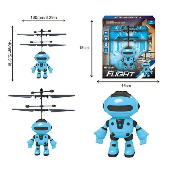 Electric RC Flying Robot Plane — Remote Control Aircraft, GOOD THINGS