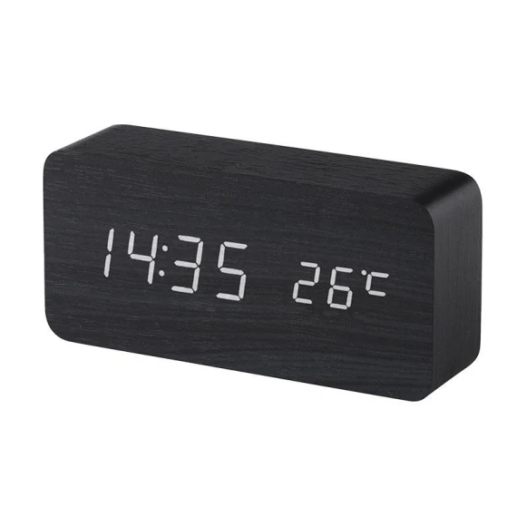 Modern Wooden LED Smart Alarm Clock — Clocks, AKA005