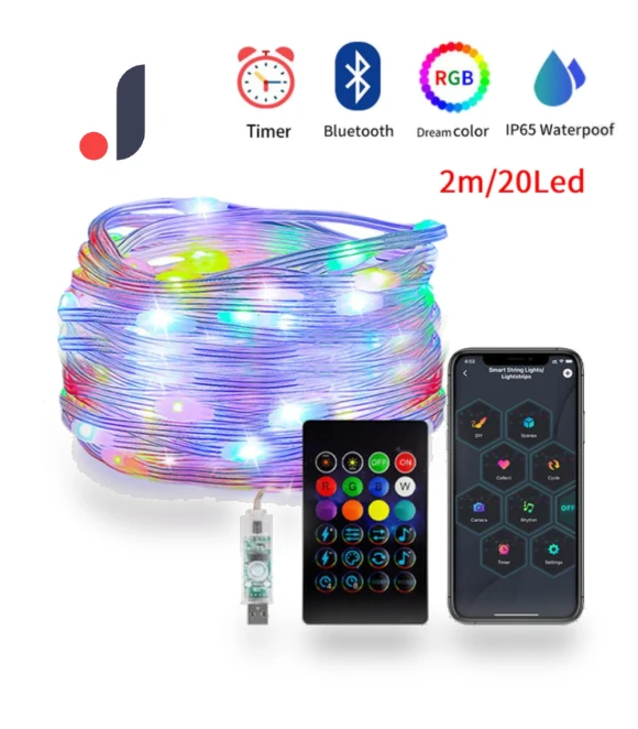 RGBIC Bluetooth LED String Lights — String Lights, YOCOLO