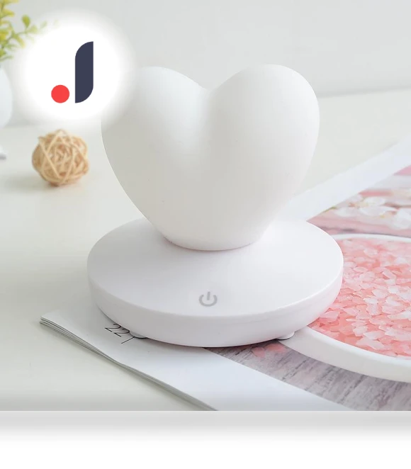 Romantic LED Heart Night Light — Night Lights, Chic Home