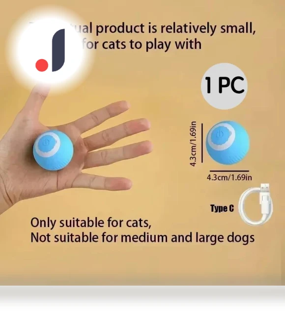 Interactive Pet Toy Ball — Cat Playthings, JINGYUE Pet