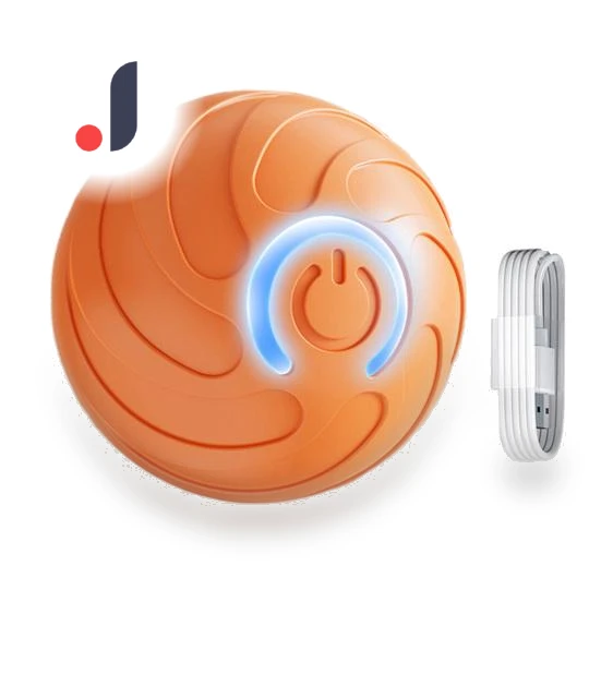 LED Pet Rolling Ball — Interactive Animal Companions, Radiant edge