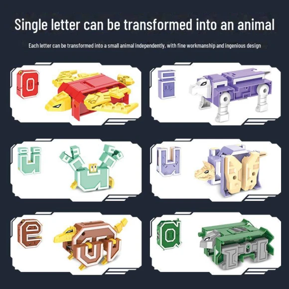 Robot Transformation Kit 0-9 — Construction Kits, StrideBox