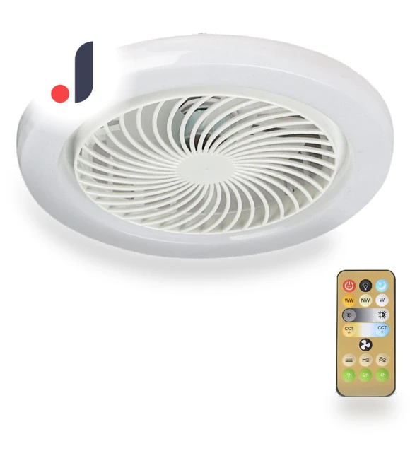 Smart Ceiling Fan 3-in-1 with Remote Control — Ceiling Fans, Chic Interiors