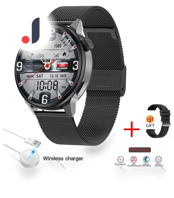 Smart Watch with NFC and GPS — Smartwatches, Tiktop2